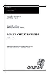 What Child Is This? SATB choral sheet music cover Thumbnail